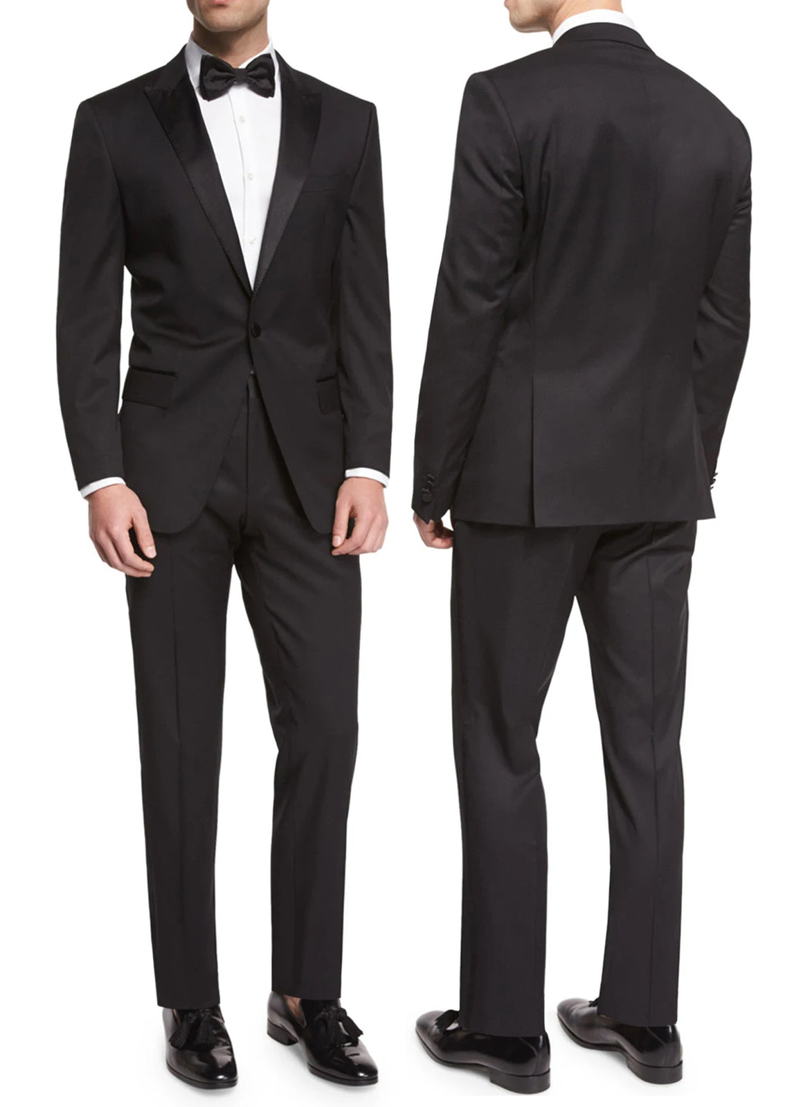 Bundle 2: Men's Single Breasted, Peak Lapel Tuxedo