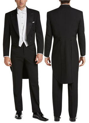 Bundle 3: Men's Full Dress Tail Coat Tuxedo