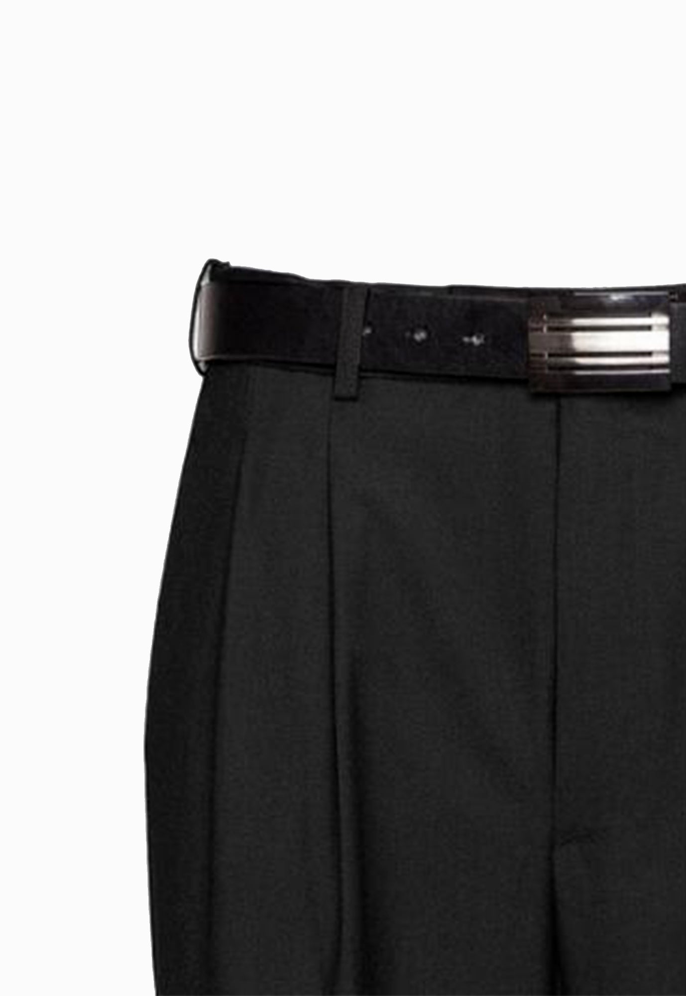 Men's Black Pleated Front Dress Pants Men's Black Pleated Front Dress Pants