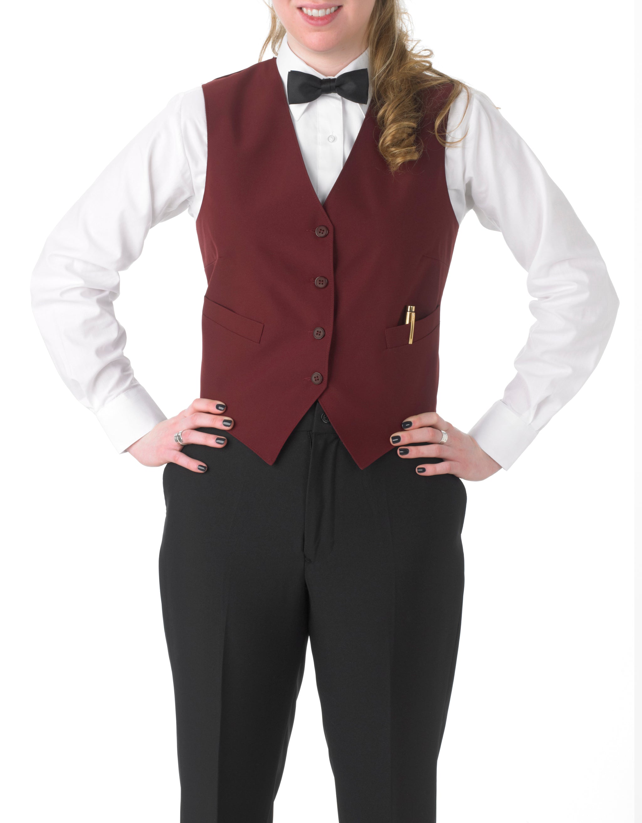 Women's Full Back Vest with Inside and Outside Pockets Women's Full Back Vest with Inside and Outside Pockets