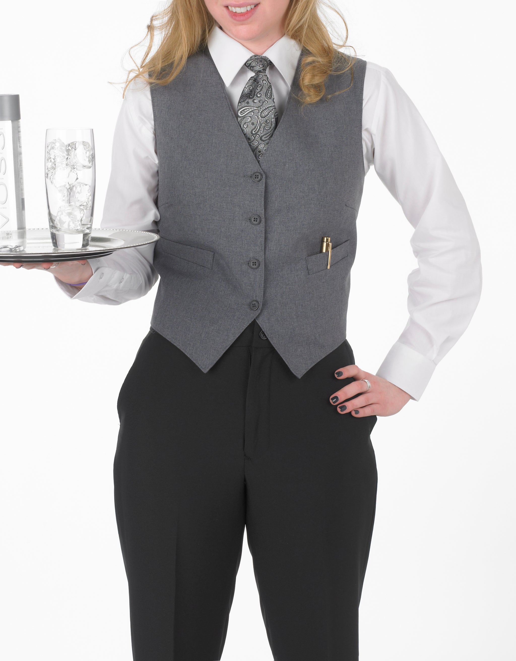 Women's Full Back Vest with Inside and Outside Pockets Women's Full Back Vest with Inside and Outside Pockets
