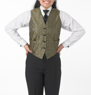 Women's Full Back Matrix Print Vest