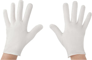 White, Lightweight, Cotton Gloves