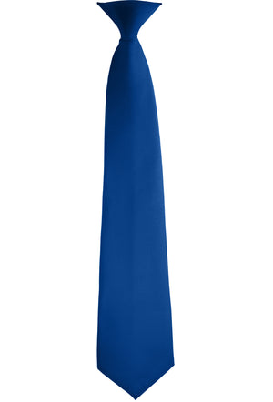 Clip-On, Straight, Rich Satin Tie