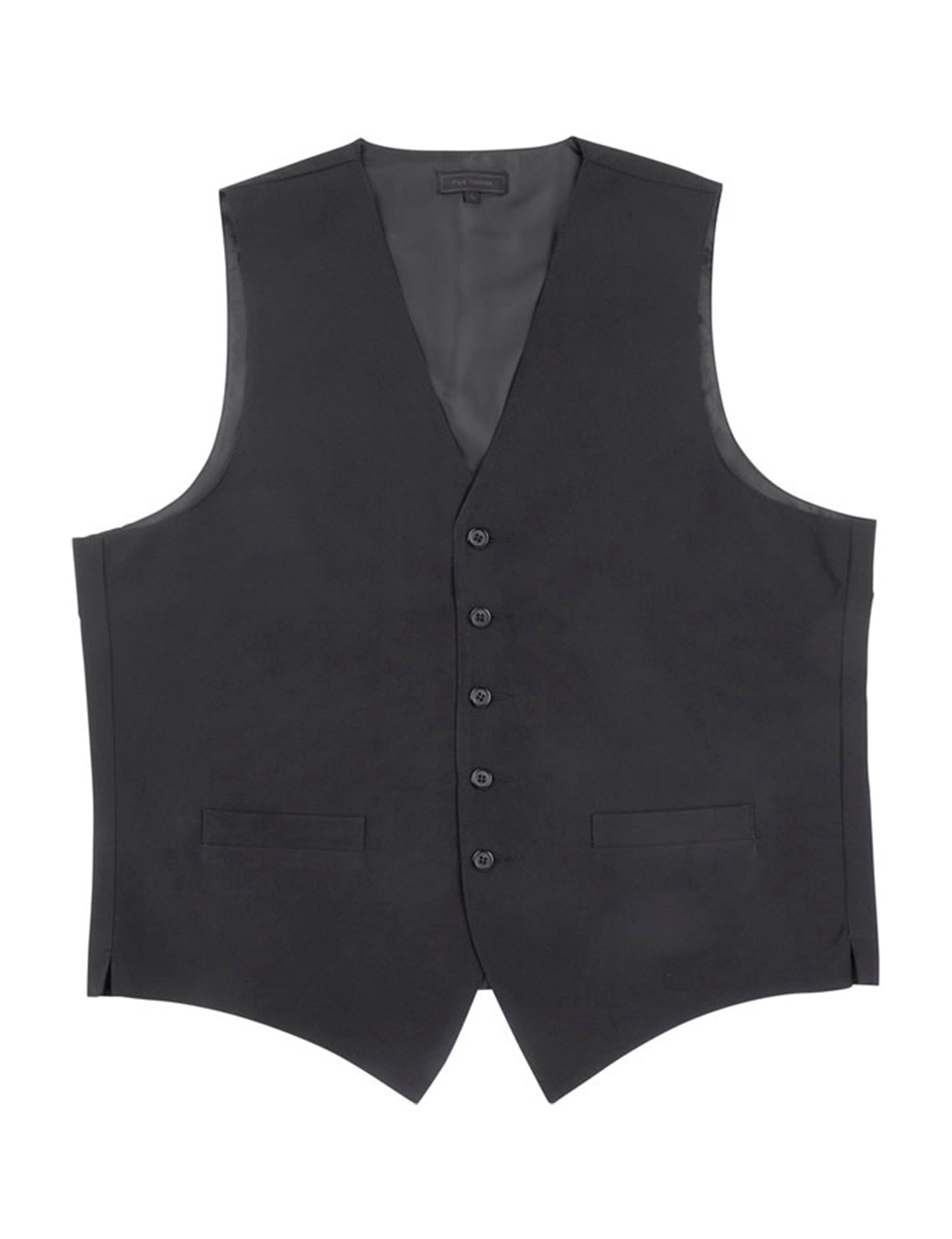 Opa Geliefde Reageren Men's Black, Full Back, Long Cut Vest - 99tux