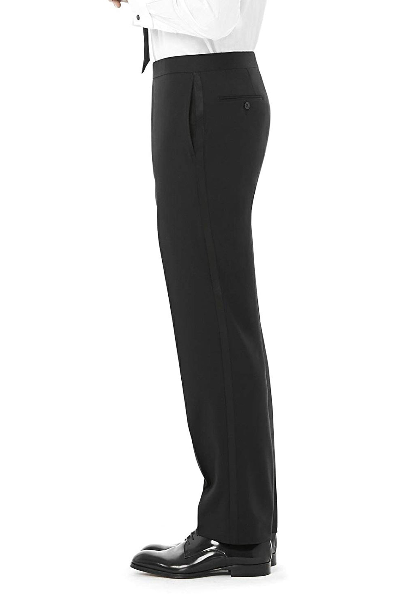 Twisted Tailor Brondesbury Skinny Fit White Tuxedo Trousers