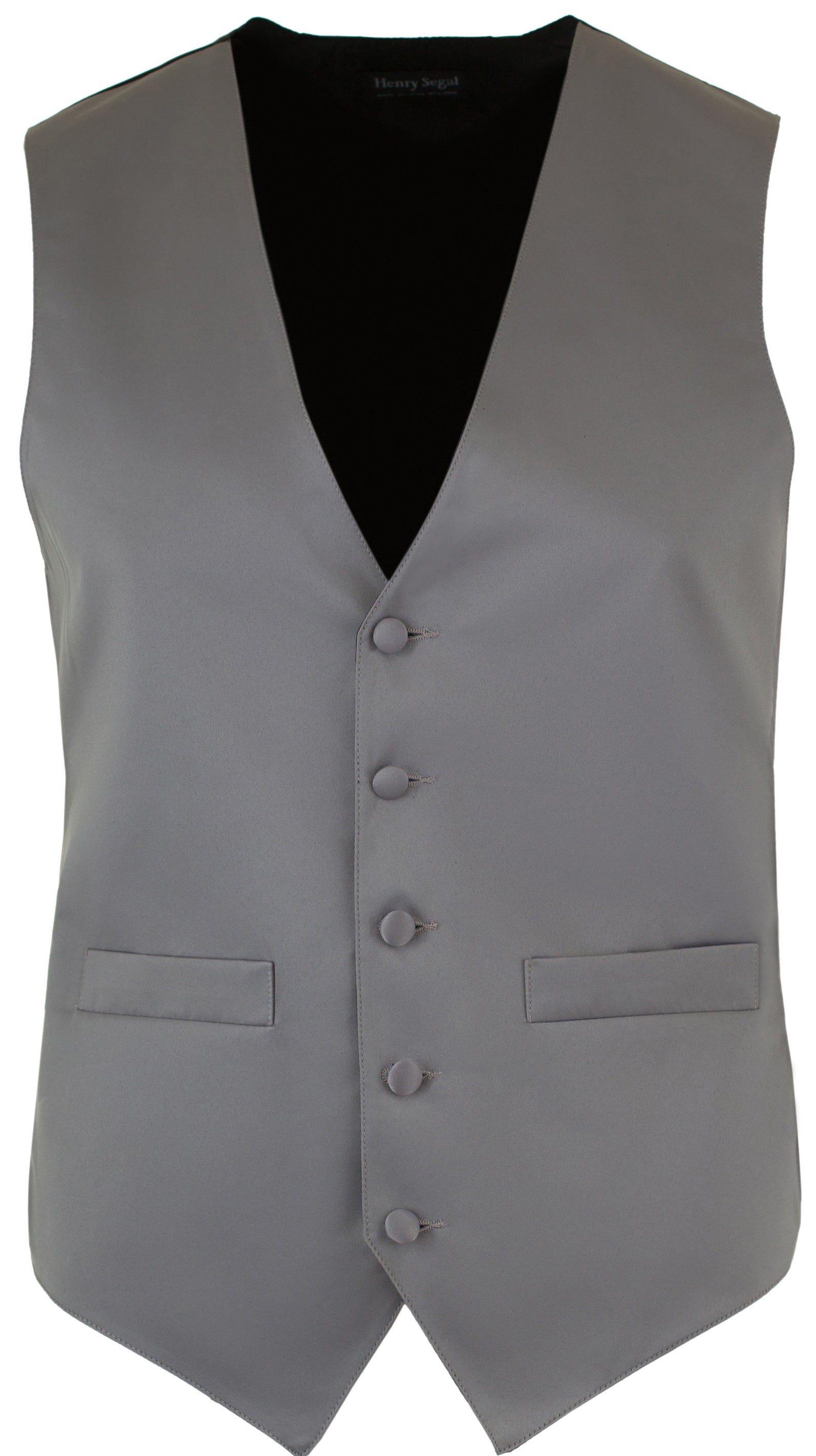 Men's Full Back Satin Vest - 99tux