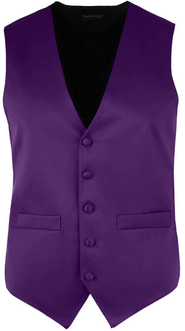 【ＧＲＥＥＤ】ＢＡＣＫ　ＳＡＴＩＮ　ＧＲＯＳＧＲＡＩＮ　Ｖｅｓｔ Hunter Green Vest | Satin Vest in Hunter Green | Tuxedo Vest